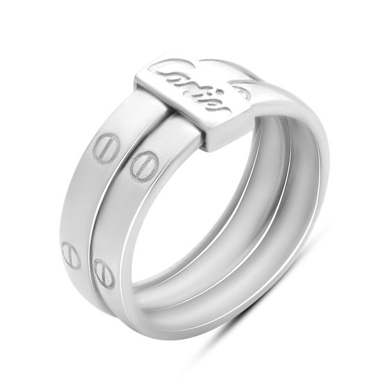 Серебряное кольцо без камней