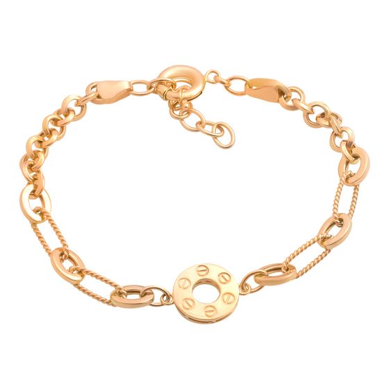 Золотой браслет без камней