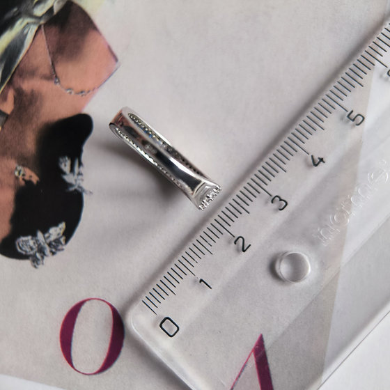 Серебряное кольцо с сапфиром nano 1.213ct