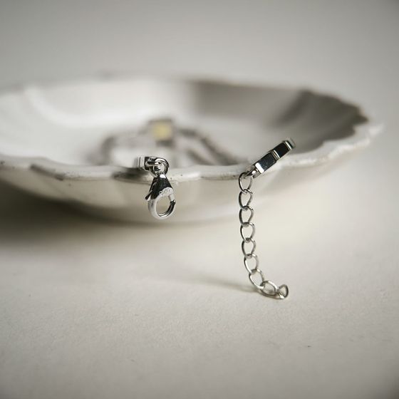 Серебряный браслет с цитрином nano 7.51ct