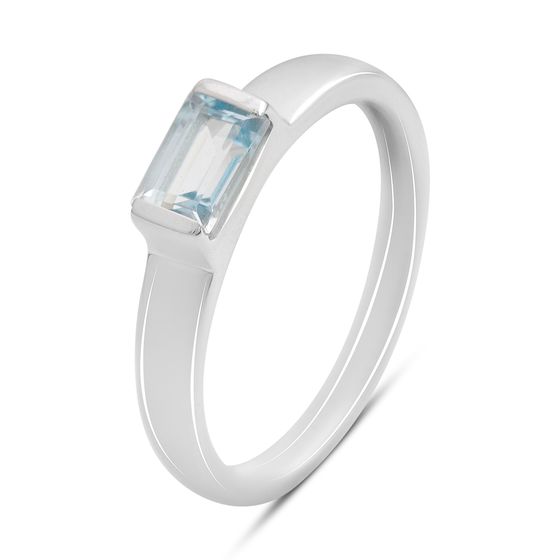 Серебряное кольцо с топазом 0.755ct