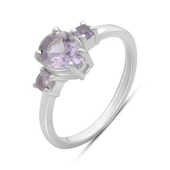 Серебряное кольцо с аметистом 1.2ct