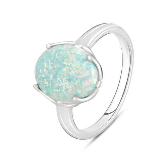 Серебряное кольцо с опалом