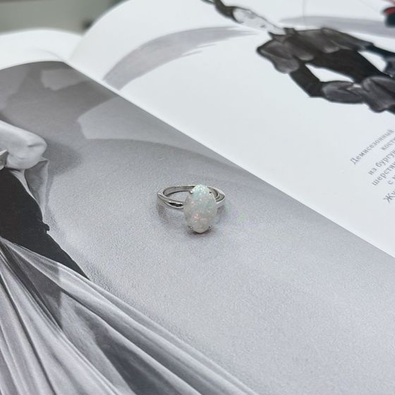 Серебряное кольцо с опалом 2.2ct