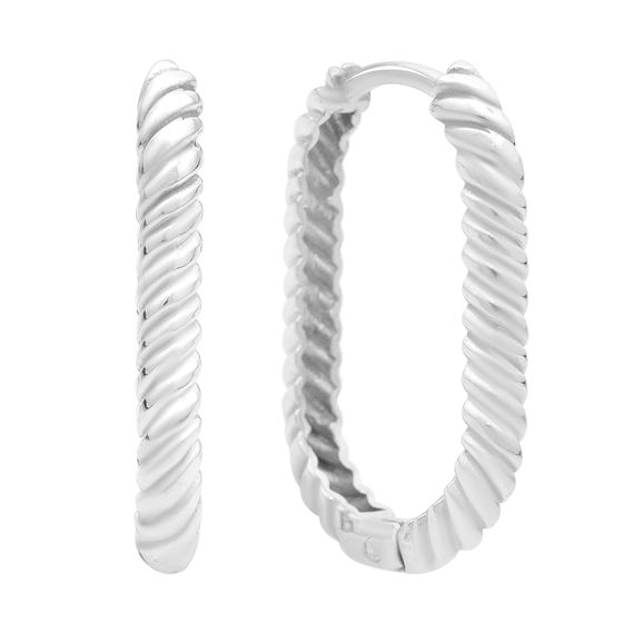 Серебряные серьги без камней