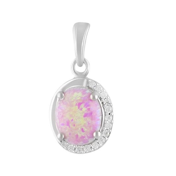 Серебряная подвеска с опалом 1.06ct