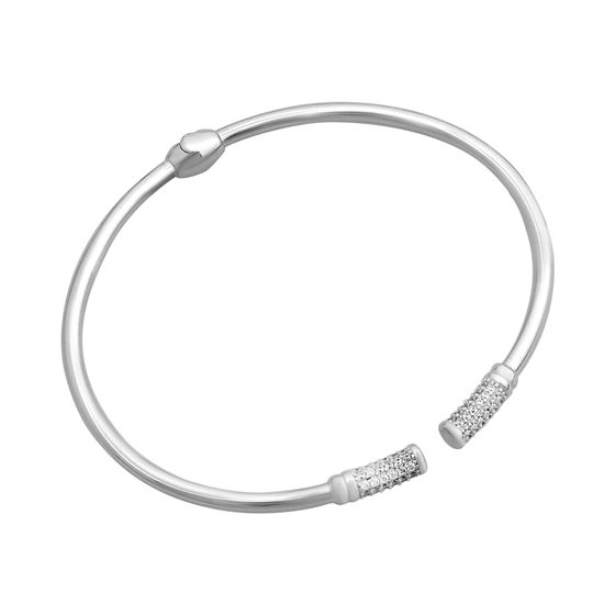 Золотой браслет с фианитами 0.96ct