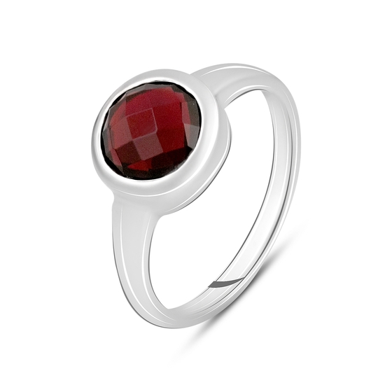Серебряное кольцо с гранатом 1.675ct