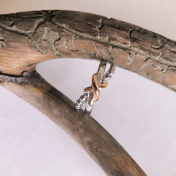 Серебряное кольцо без камней