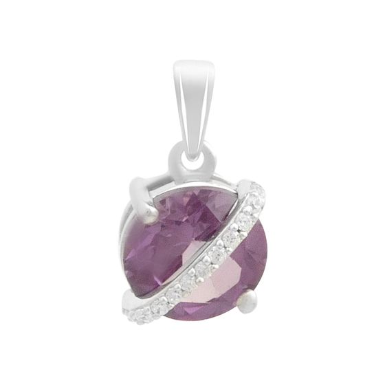 Серебряная подвеска с александритом 2.687ct