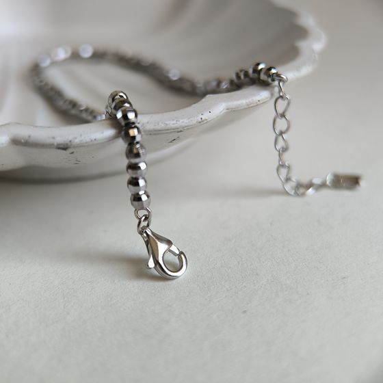 Серебряный браслет без камней