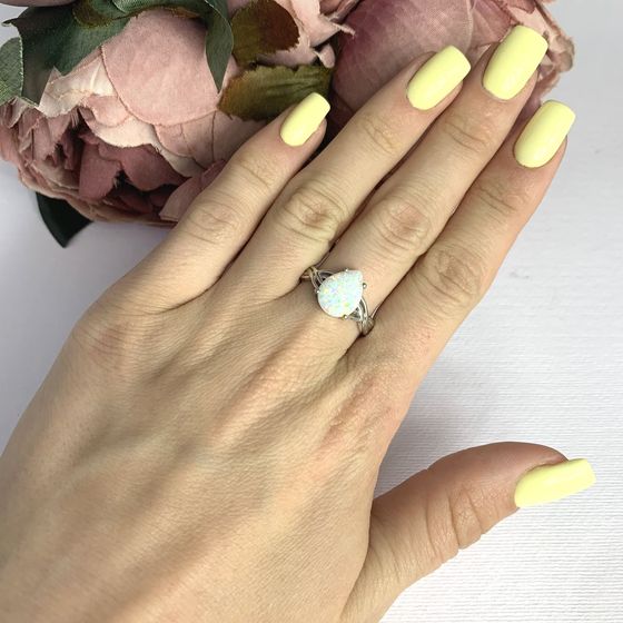Серебряное кольцо с опалом 1.306ct