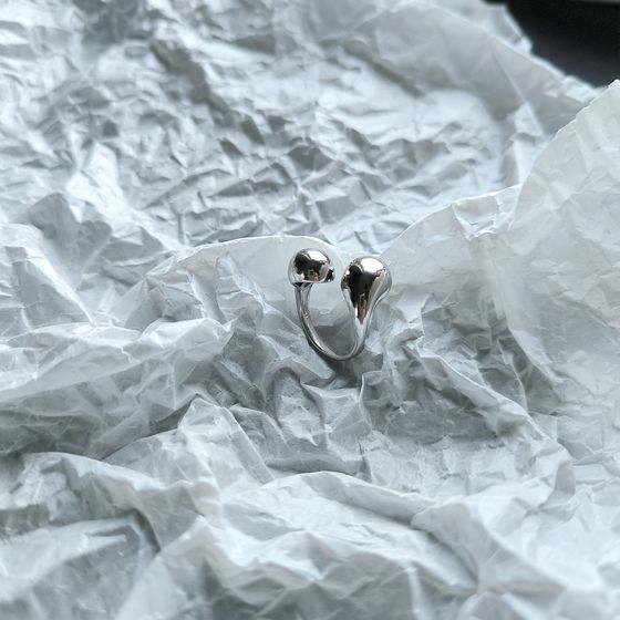 Серебряное кольцо без камней