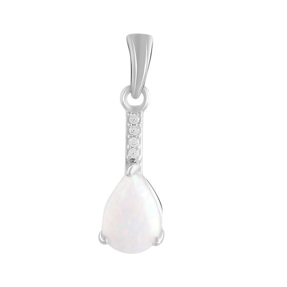 Серебряная подвеска с опалом 0.755ct