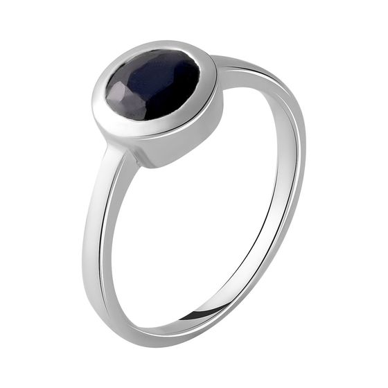 Серебряное кольцо с сапфиром 1.08ct
