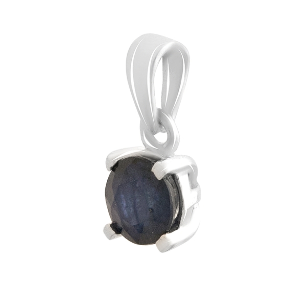 Серебряная подвеска с сапфиром 0.66ct