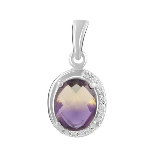 Серебряная подвеска с аметрином nano 2.738ct