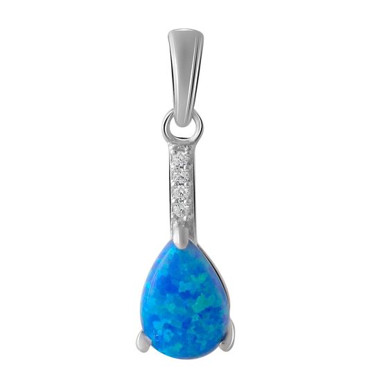 Серебряная подвеска с опалом 0.952ct