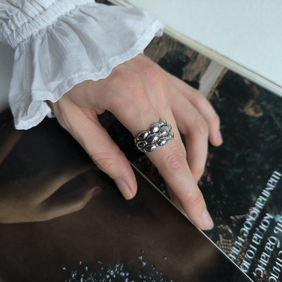 Серебряное кольцо без камней