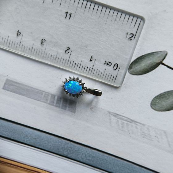 Серебряная подвеска с опалом 0.459ct