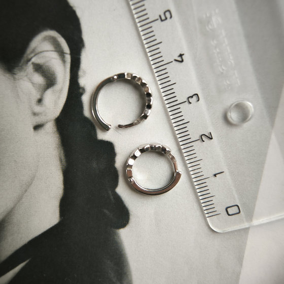 Серебряные серьги без камней