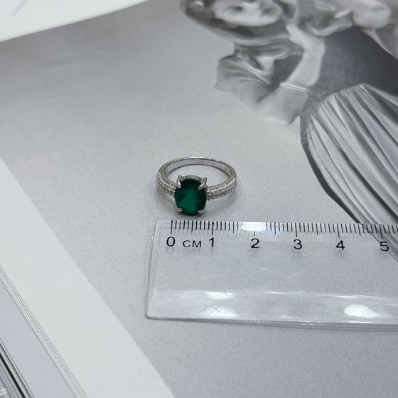 Серебряное кольцо с агатом