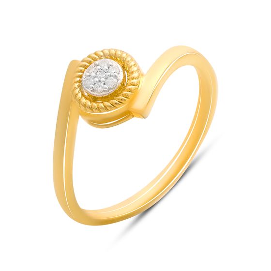 Серебряное кольцо с бриллиантом