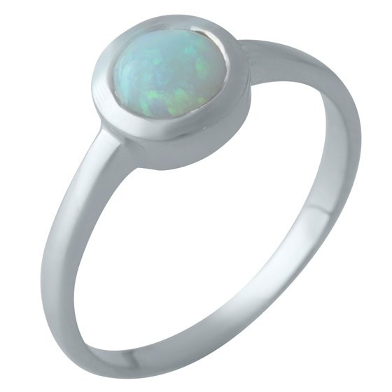 Серебряное кольцо с опалом 0.3ct