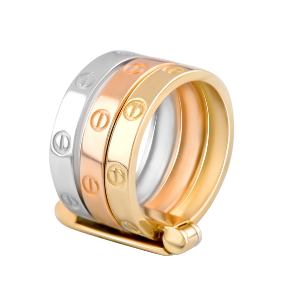 Золотое кольцо без камней