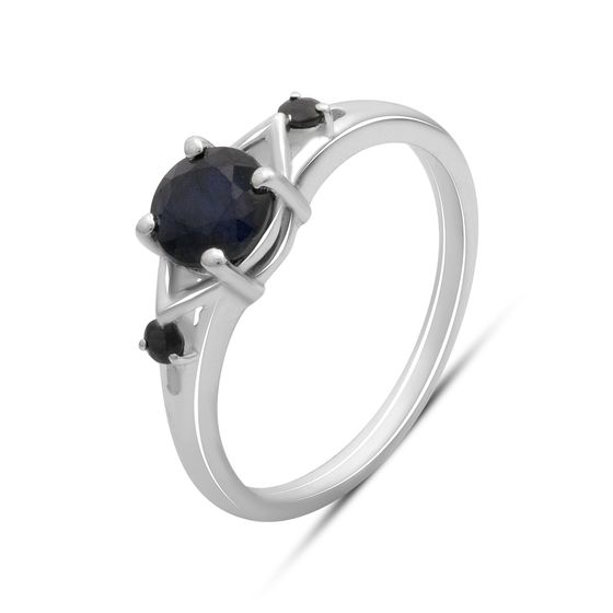 Серебряное кольцо с сапфиром 1.188ct
