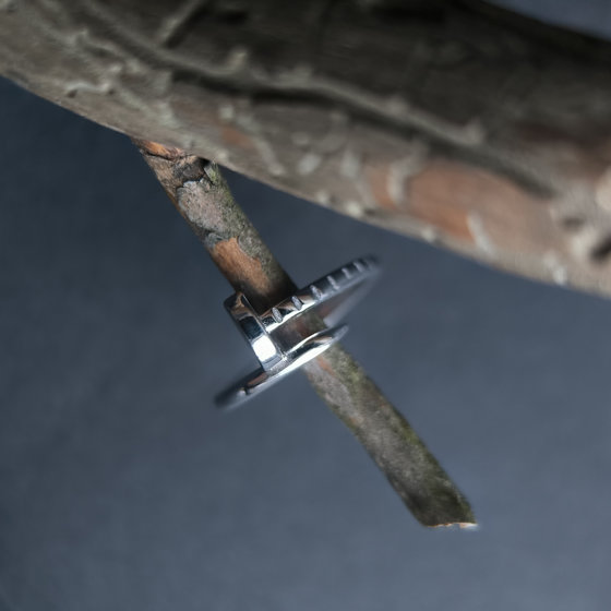 Серебряное кольцо без камней