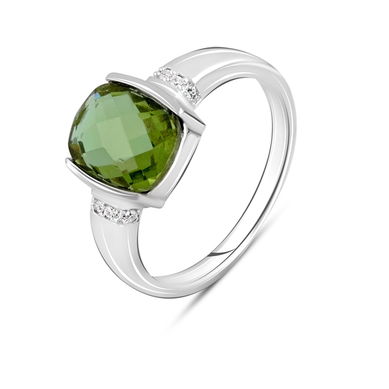 Серебряное кольцо с султанитом 2.575ct