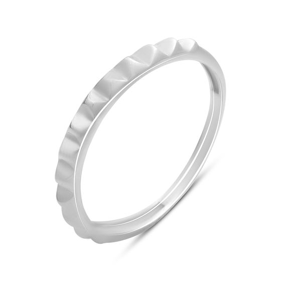 Серебряное кольцо без камней