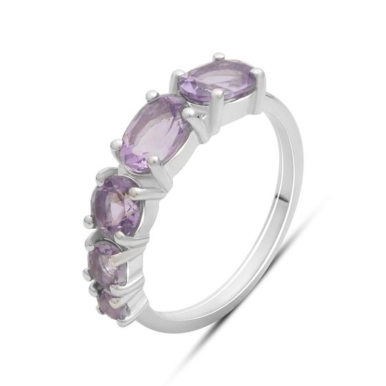 Серебряное кольцо с аметистом 2.038ct