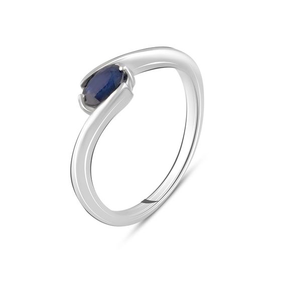 Серебряное кольцо с сапфиром 0.617ct