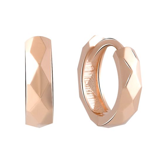 Золотые серьги без камней