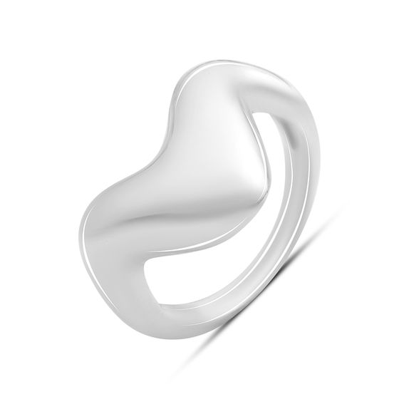 Серебряное кольцо без камней