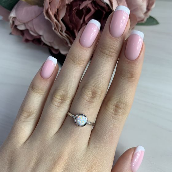 Серебряное кольцо с опалом 0.415ct