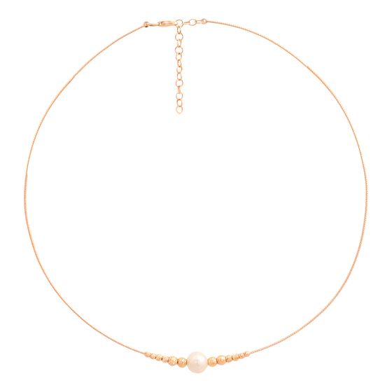 Золотое колье с жемчугом