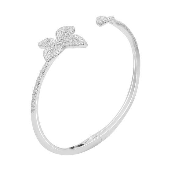 Серебряный браслет с фианитами