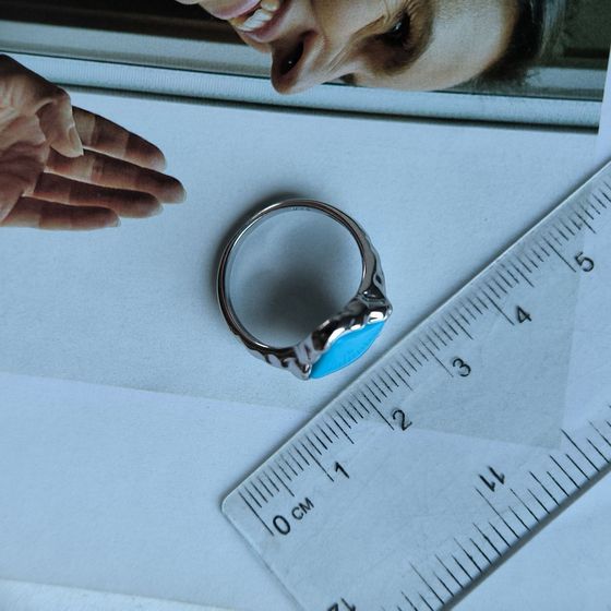 Серебряное кольцо с бирюзой