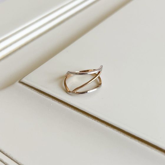 Золотое кольцо без камней