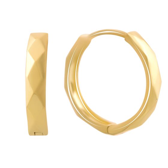 Золотые серьги без камней