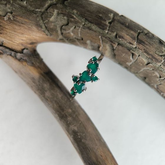 Серебряное кольцо с агатом 0.712ct