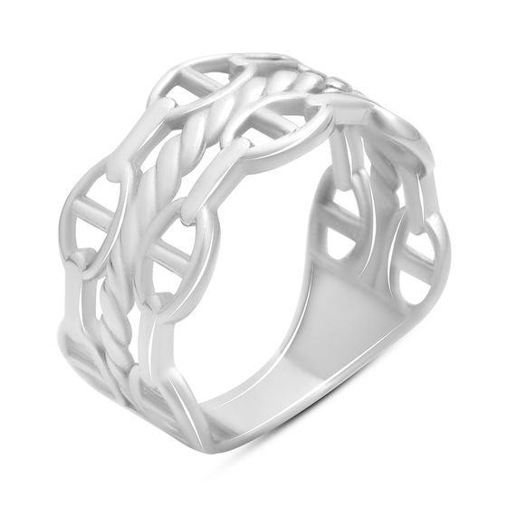 Серебряное кольцо без камней