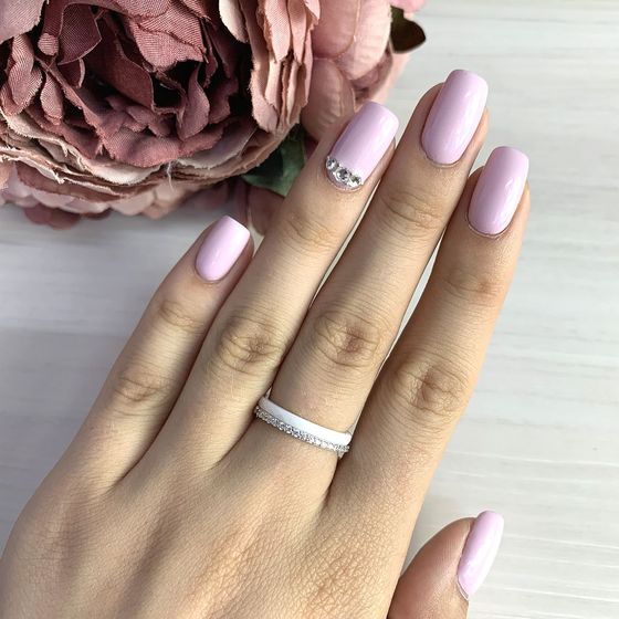 Серебряное кольцо с керамикой