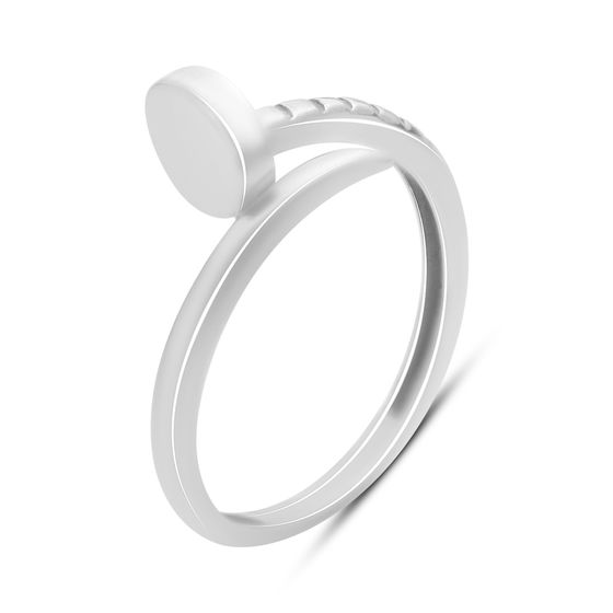 Серебряное кольцо без камней