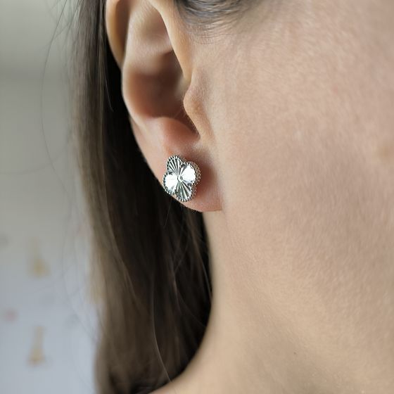 Серебряные серьги без камней