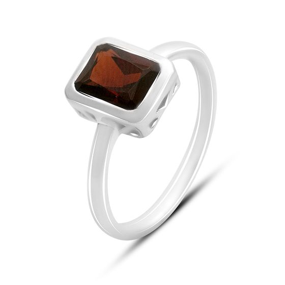 Серебряное кольцо с гранатом 1.942ct