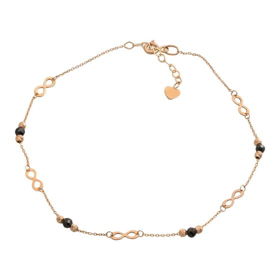 Золотой браслет с шпинелью